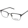 Calvin Klein CK21302 001 | Occhiali da Vista Graduati | Prova Online | Unisex | Metallo | Rettangolari | Nero, Rutenio | Adrialenti