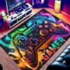 IFASHIHOME Tappeto da gioco per camera da letto dei ragazzi, 3D, antiscivolo, colorato, decorazione per soggiorno, sala giochi (120 x 80 cm)