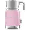 Smeg, Montalatte Multinfuzione MFF11PKEU, con Sistema ad Induzione, 6 Programmi Preimpostati, Una funzione Manuale, Caraffa Removibile da 600 ml, Tappo Misuratore, Avvolgicavo Integrato, 500W, Rosa