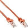 InLine® 72514O Cavo patch, SF/UTP, Cat.5e, arancione, 1,5 m