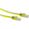 S-CONN maximum connectivity Cavo patch RJ45 con cavo CAT 7 grezzo PIMF giallo 50m
