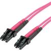 Telegärtner Cavo patch in fibra ottica TELEGÄRTNER 2x G50/125 OM4, 1x LC Duplex - 1x LC Duplex, viola, 3 m