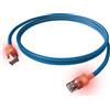 EasyLan Cavo patch EasyLan DualBoot LED RJ45 S/FTP Cat.6A (Classe EA), con connettore saCon, LSOH, blu, 7,5 m