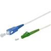 METZ CONNECT Cavo patch OpDAT, SC-S/LC-S APC OS2, 15 m