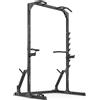 Marbo Sport - Mezza rastrelliera per squat con barra per trazioni, rastrelliera e stazione per dip + accessorio per landmine MS-U115 2.0