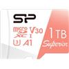 OEM Scheda di memoria Silicon Power microSDXC Superior 1TB V30 UHS-1 U3 A1 + ADATTATORE