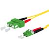 METZ CONNECT Cavo patch OpDAT, SC-D APC/LC-D APC OS2, 0,5 m