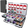 Sonstige Nintendo Switch Custodia per schede di gioco 48 slot 24 slot Micro SD Nero