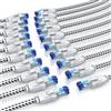 Primewire Cavo LAN Primewire 20x, CAT.8, RJ-45 (Ethernet) (100 cm), cavo patch CAT 8, guaina in cotone, cavo di rete 40 Gbit/s - 1 m