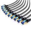 Primewire Cavo LAN Primewire 10x, CAT.8, RJ-45 (Ethernet) (50 cm), cavo patch piatto CAT 8, guaina di cotone, cavo di rete a nastro piatto - 0,5 m