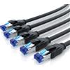 Primewire Cavo LAN Primewire 5x, CAT.8, RJ-45 (Ethernet) (100 cm), cavo patch CAT 8 Gigabit Ethernet 40 Gbit/s S/FTP - 1 m