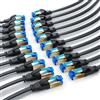 Primewire Cavo LAN Primewire, 20 unità, CAT.8, RJ-45 (Ethernet) (25 cm), cavo patch piatto CAT 8, cavo di rete piatto Gigabit, 40 Gbit/s - 0,25m