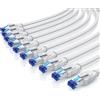 Primewire Cavo LAN Primewire 10x, CAT.8, RJ-45 (Ethernet) (50 cm), cavo patch CAT 8 Gigabit Ethernet 40 Gbit/s S/FTP - 0,5 m