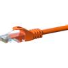 DSIT Cavo di rete CAT5e, U/UTP, 50 metri, arancione, 100% rame (DC-56-500)