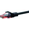 DSIT Cavo di rete CAT6, U/UTP, 50 metri, nero, 100% rame (DC-60-500)