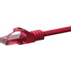 DSIT Cavo di rete CAT6, U/UTP, 50 metri, rosso, 100% rame (DC-65-500)