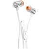 JBL Cuffie con cavo JBL T290, bianche e argento