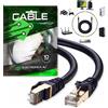 ELECTRONICA 4U Cavo di rete Ethernet RJ45 Cat7 Cat7 AWG26 10 Gbps 600MHz 25m