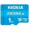 Kioxia Scheda di memoria Micro SD Kioxia Exceria G3 da 1 TB trasparente Trasparente, taglia unica