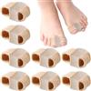 WOXJENA 8 Pezzi Separatori Alluce Valgo, Separatore Dita Piede Correttore Valgo, Distanziatori per Dita Piedi in Gel per Dita Sovrapposte riutilizzabile, Unisex