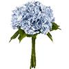 Yatim Fiori artificiali di ortensia blu da 21 pollici, 5 fiori di seta di ortensia falsi per matrimoni centrotavola bouquet decorazioni floreali fai da te decorazioni per la casa con steli