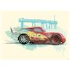 Komar Disney - Stampa artistica da parete Cars Lightning McQueen, dimensioni: 70 x 50 cm (senza cornice) - Decorazione per cameretta dei bambini
