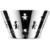 Alessi Girotondo AKK05 Fruttiera di Design con Decoro Traforato, Acciaio Inox 18/10, Lucido