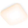 Philips LED Mauve, Plafoniera Quadrata, Luce Bianca Calda, 12W, Bianco