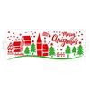 Decora 9270975 Stencil decorativo Paesaggio Di Natale 10 X 28 Cm, in plastica per alimenti; perfetto per realizzare splendidi disegni su torte, dolcetti e biscotti. Made in Italy.