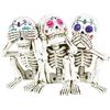 Nemesis Now Statuetta di scheletro di Calaveras Tre Saggi 20,3 cm, Poliresina, Bianco, Taglia Unica
