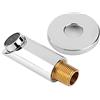 Oumefar Filettatura G1 / 2in Beccuccio Doccia Rotondo in Rame Installazione a Scomparsa Rubinetto per Doccia Beccuccio Deviatore Collegamento per Beccuccio Bagno Pannello Doccia Deviatore Universale Accessori