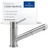 Villeroy & Boch Como Shower miscelatore cucina, 120 mm - Acciaio Inox | Doccetta estraibile, rotazione 120°, cartuccia in ceramica, leva di comando confortevole, 925200LC