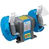 Fervi- Smerigliatrice da Banco con Mola a Secco, Corpo in Metallo, Schermi di Protezione, Pulsante Start/Stop, Con Supporto per Appoggio Pezzo, per Levigatura e Rettifica di Metalli e Leghe, Fai da Te