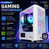 PC Computer Gaming Assemblato Core i7-12700F Ram 16GB SSD 1TB RTX 5060 8GB Bianco Windows 11 Pro
