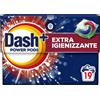 Dash Power Pods + Extra Igienizzante, Detersivo In Capsule, 19 Lavaggi, [Quantità minima 4 pezzi]