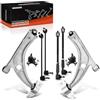 Frankberg 8x Set di bracci trasversali Compatibile con T.i.g.u.a.n 5N Q3 8UB 8UG P.a.s.s.a.t Variante 365 P.a.s.s.a.t Variante 3C5 S.h.a.r.a.n 7N1 7N2 Replace# 3C0407365A
