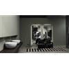 ANTONIO LUPI - BESPOKE specchio con cornice in alluminio 210x54 cm [varie finiture] - BSK21054 : Specchi Antonio Lupi - champagne