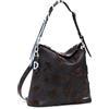 Desigual zaino per il tempo libero Jersey 2.0 Stencil Flocado Mini Backpack Chocolate marrone scuro