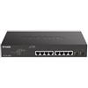 D-Link DGS-1100-10MPV2 Gestito L2 Gigabit Ethernet (10/100/1000) Supporto Power over Ethernet (PoE) 1U Nero - DGS-1100-10MPV2/E