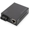 DIGITUS Convertitore di media Gigabit PoE, RJ45 / SC, MM, PSE - DN-82150