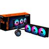 GIGABYTE AORUS WATERFORCE II 360 AIO Raffreddamento a liquido per CPU - 3x ventole ARGB da 120 mm, meccanismo a incastro, DAISY- - GP-AORUS WATERFORCE II 360