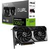 ASUS Dual -RTX5060TI-8G NVIDIA GeForce RTX 5060 Ti 8 GB GDDR7, Scheda grafica - 90YV0MP3-M0NA00