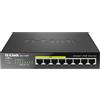 D-Link DGS-1008P switch di rete Non gestito Gigabit Ethernet (10/100/1000) Supporto Power over Ethernet (PoE) Nero - DGS-1008P/E