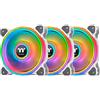 Thermaltake Riing Quad 12 RGB Case per computer Ventilatore 12 cm Bianco, Ventola - CL-F100-PL12SW-A