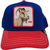 Goorin Bros. Cappello Him Goat 101-2639 con Visiera Misto Poliestere Blu/Rosso