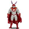 McFarlane Giocattoli - DC Multiverse Captain Carrot (Justice League Incarnate), Glow in The Dark Edition, Action Figure da 17,8 cm, etichetta oro, esclusiva Amazon