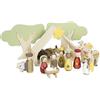Small Foot-Engel Set da Gioco Presepe in Legno, Decorazione di Natale Adatta ai Bambini, 12356, Multicolore, Small
