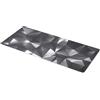 ENDORFY Crystal Black XL, tappetino per mouse XXL 900x400 mm, guida per mouse liscia, bordo stampato, base in gomma antiscivolo, design elegante