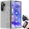 BAILI Custodia con cinturino da polso per Samsung Z Fold7, Cover per telefono con cinturino elastico compatibile con Samsung Galaxy Z Fold7-Trasparente opaco