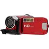 Greensen Videocamera Digitale 4K 48MP, Videoregistratore con Zoom Digitale 16X Videocamera con Schermo Rotante a 270° da 2,7 Pollici per Principianti e Bambini (rosso)